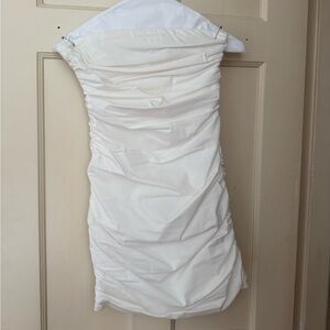 Lucy in the Sky Whit Ruched Mini Dress